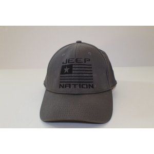 Jeep Nation Flag Embroidered Baseball Cap - Medium Large Size